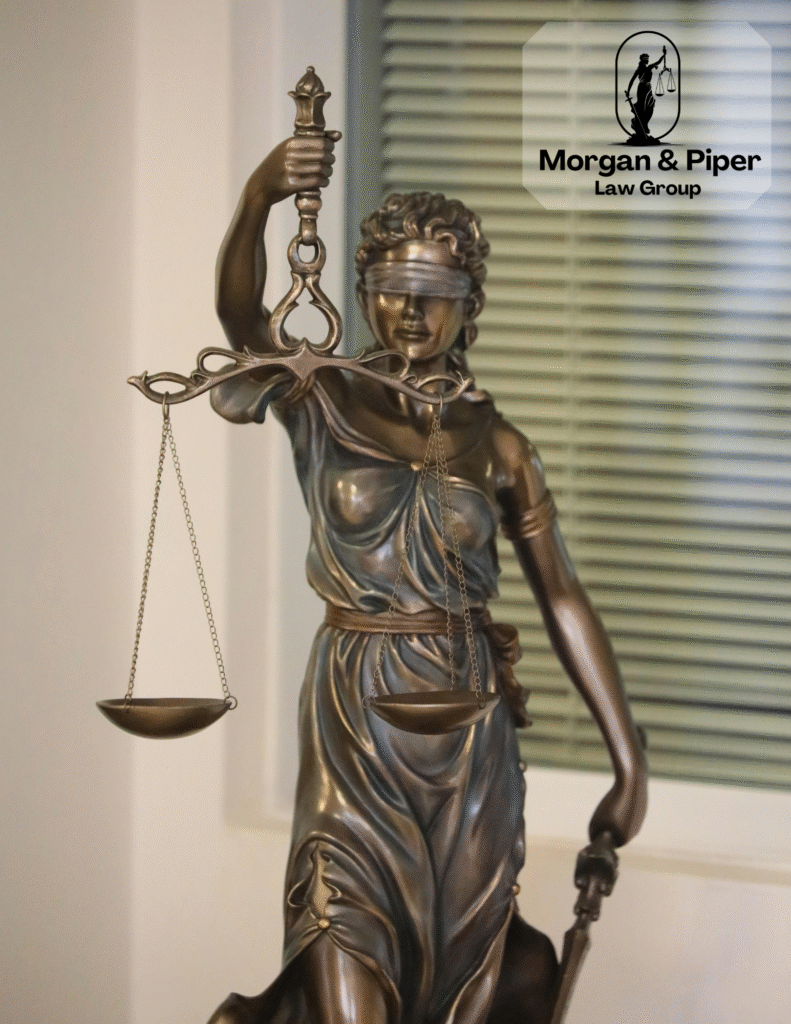 minimalist brown and gray law day (flyer)